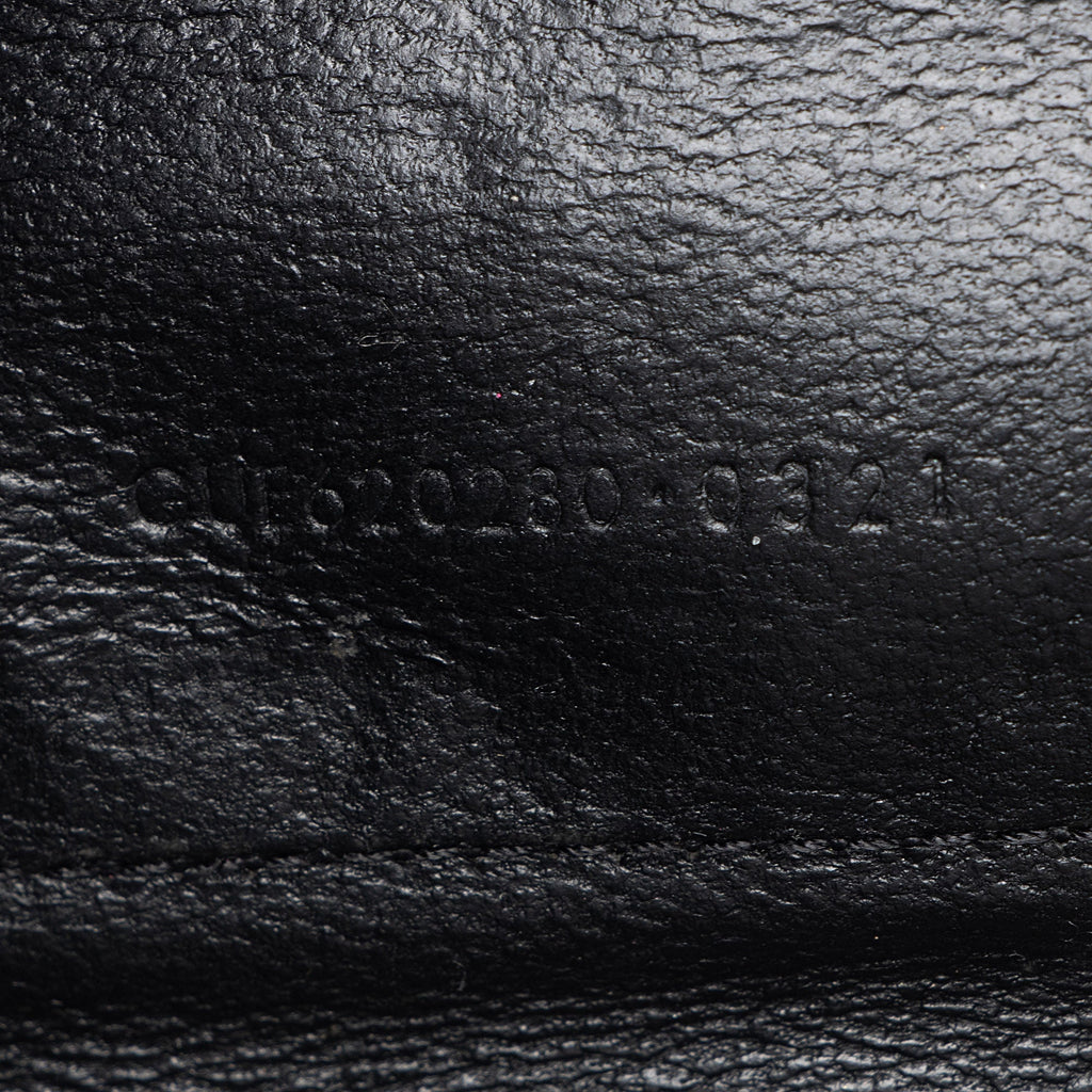 Saint Laurent Mixed Matelasse Grain de Poudre Monogram Chain Wallet