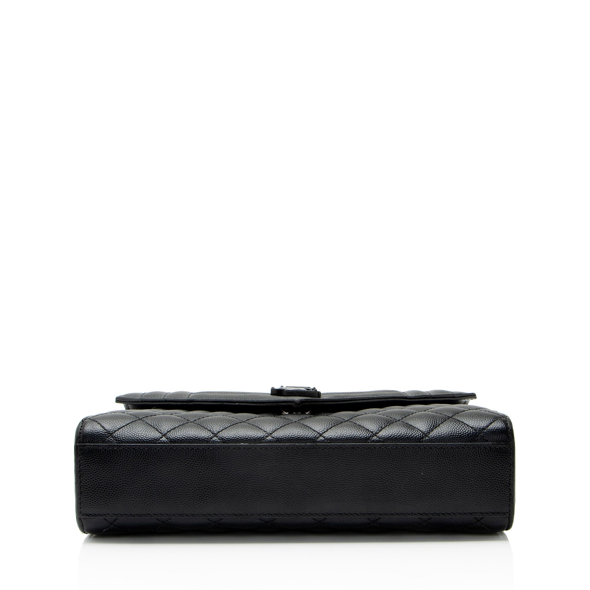 Saint Laurent Mixed Matelasse Grain de Poudre Monogram Medium Shoulder Bag