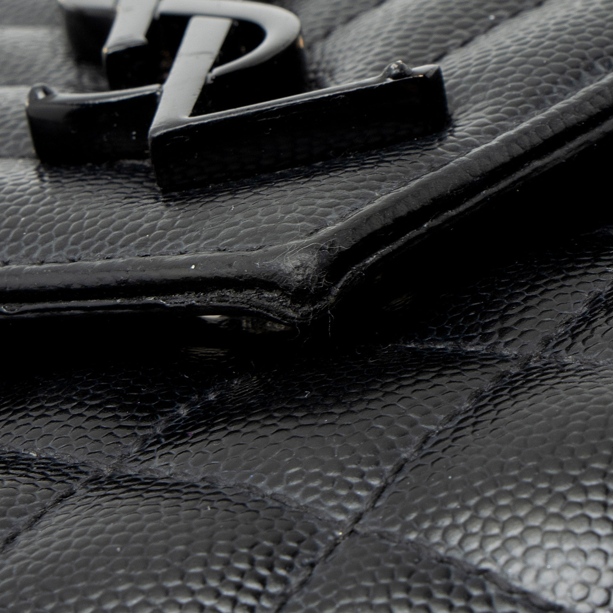 Saint Laurent Mixed Matelasse Grain de Poudre Monogram Medium Shoulder Bag