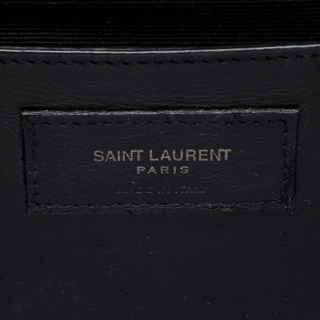 Saint Laurent Mixed Matelasse Grain de Poudre Monogram Medium Shoulder Bag
