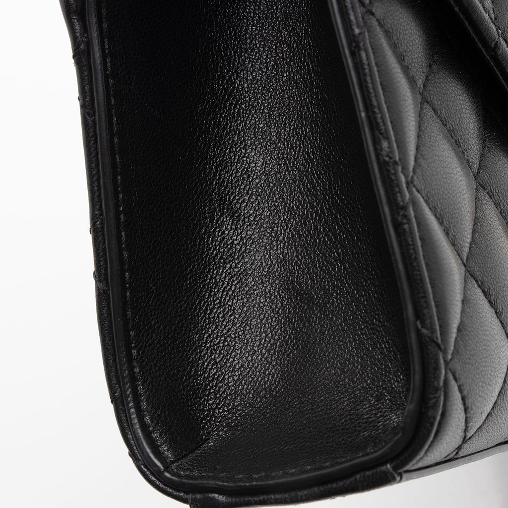 Saint Laurent Mixed Matelasse Lambskin Monogram Small Shoulder Bag (SHF-gYiuTh)