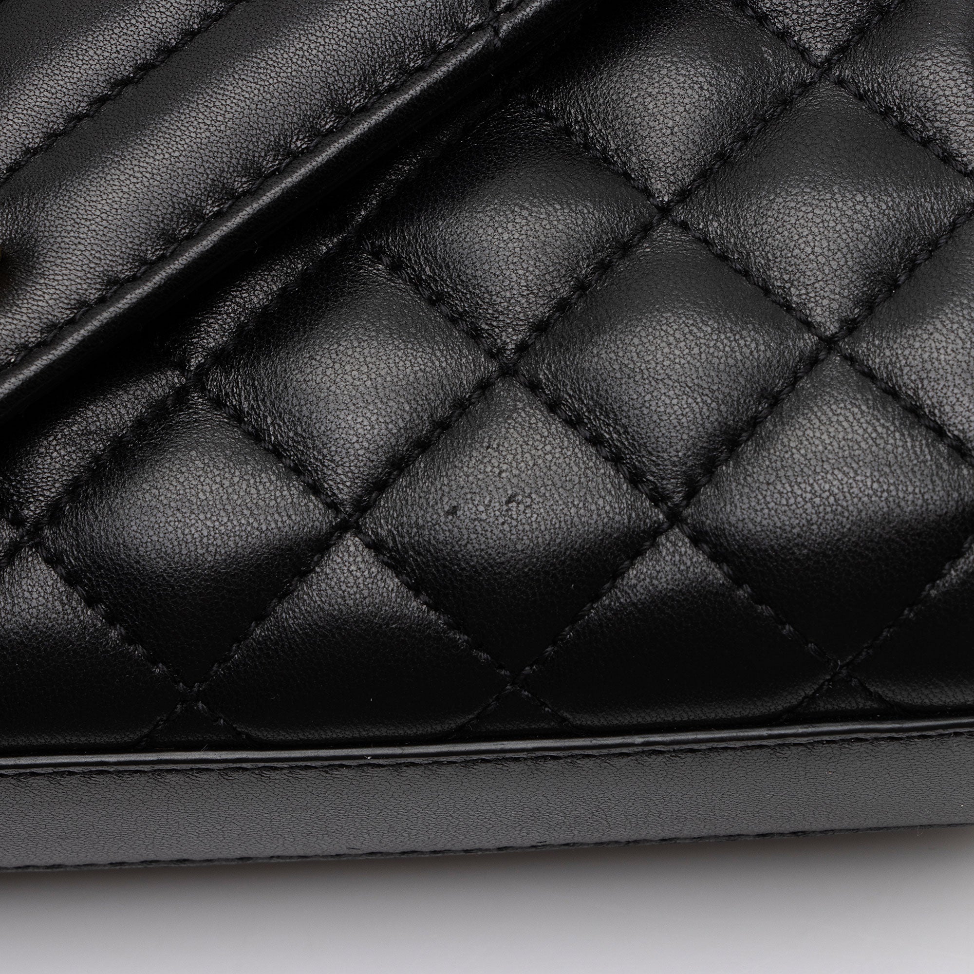 Saint Laurent Mixed Matelasse Lambskin Monogram Small Shoulder Bag (SHF-gYiuTh)