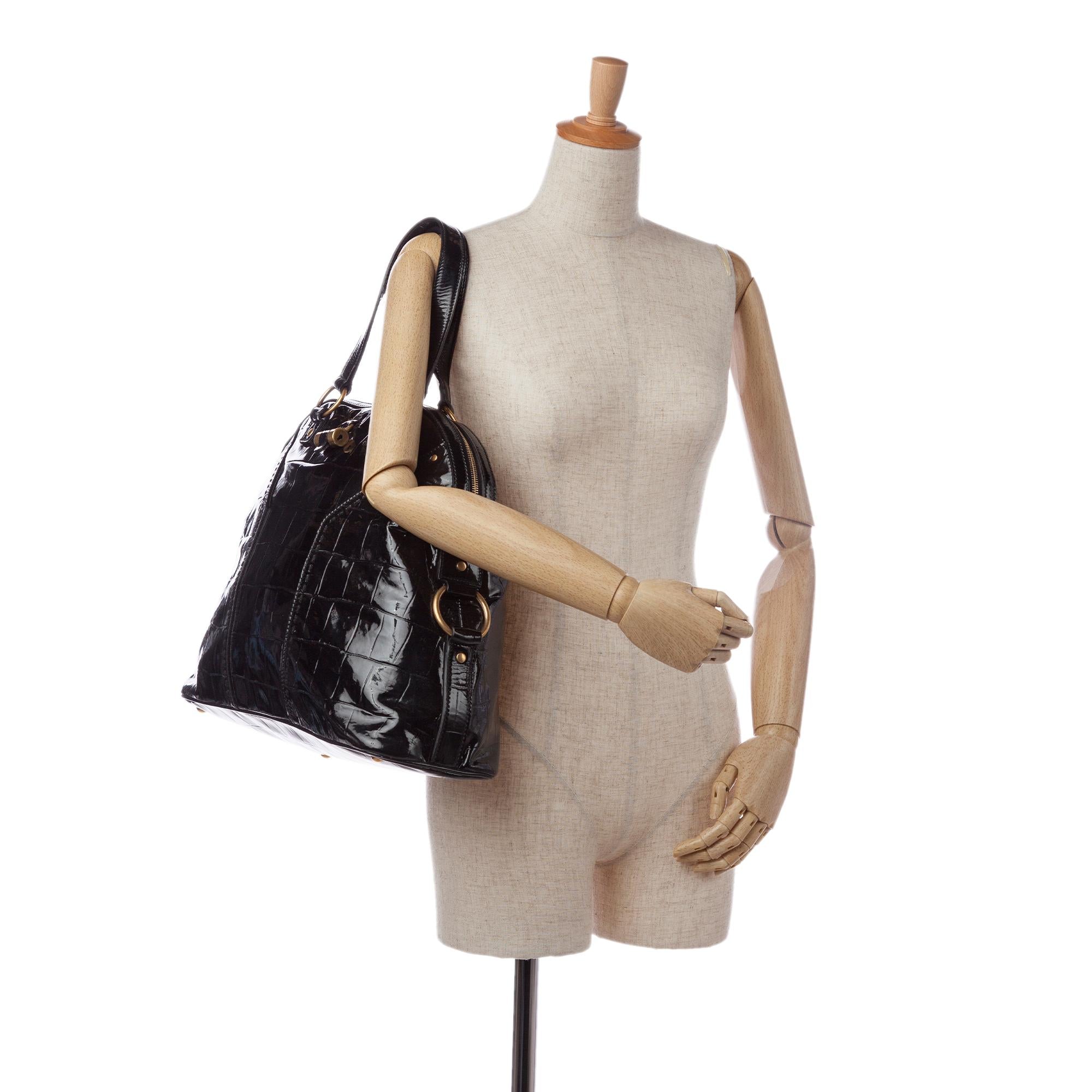 Saint Laurent Muse Patent Leather Bag (SHG-35616)