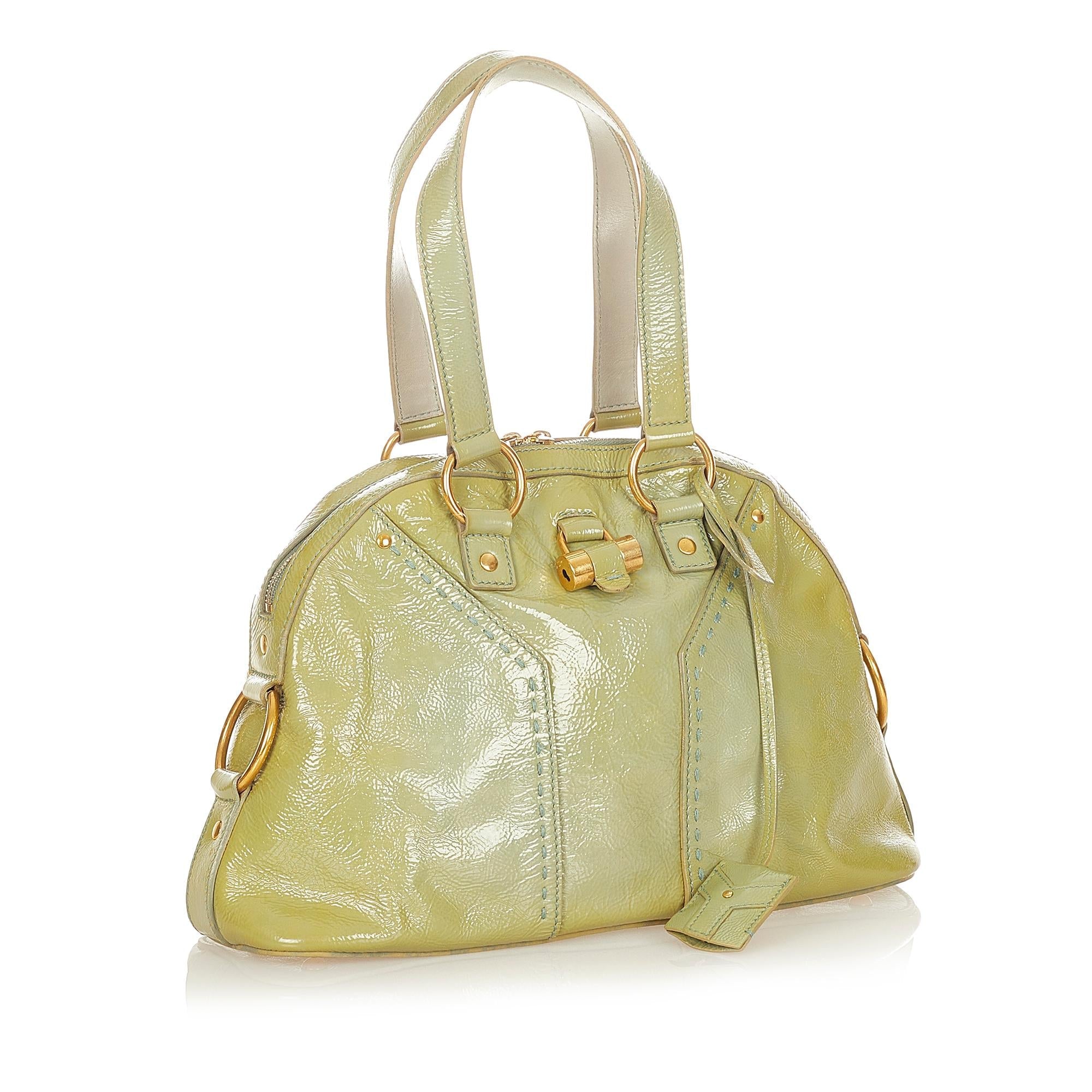 Saint Laurent Muse Patent Leather Handbag (SHG-24132)
