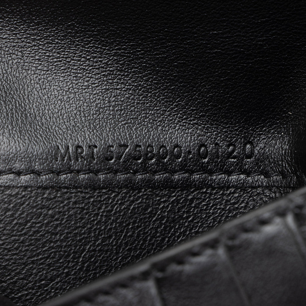 Saint Laurent Nylon Dip Dye Palm Tree Wallet