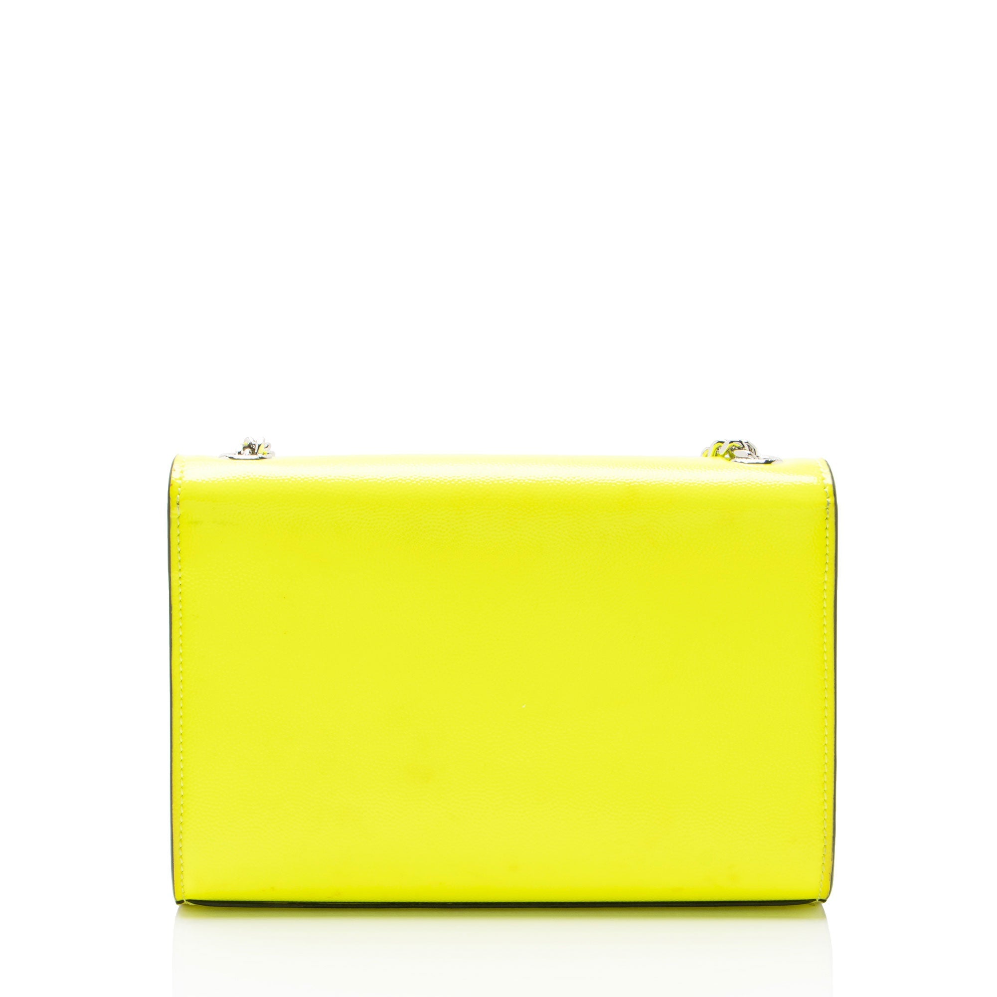 Saint Laurent Patent Grain de Poudre Monogram Kate Small Shoulder Bag