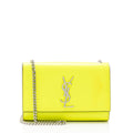 Saint Laurent Patent Grain de Poudre Monogram Kate Small Shoulder Bag