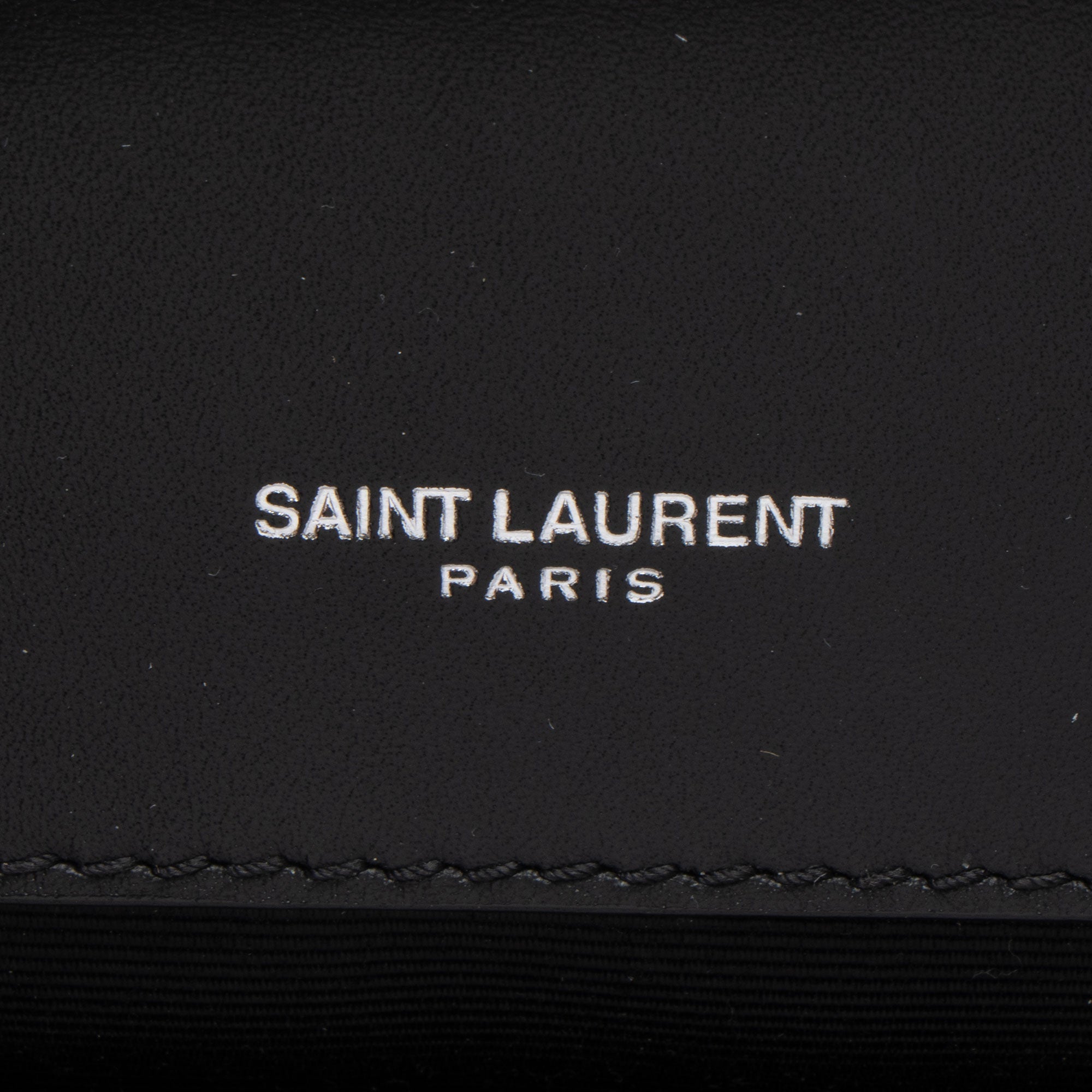 Saint Laurent Patent Grain de Poudre Monogram Kate Small Shoulder Bag