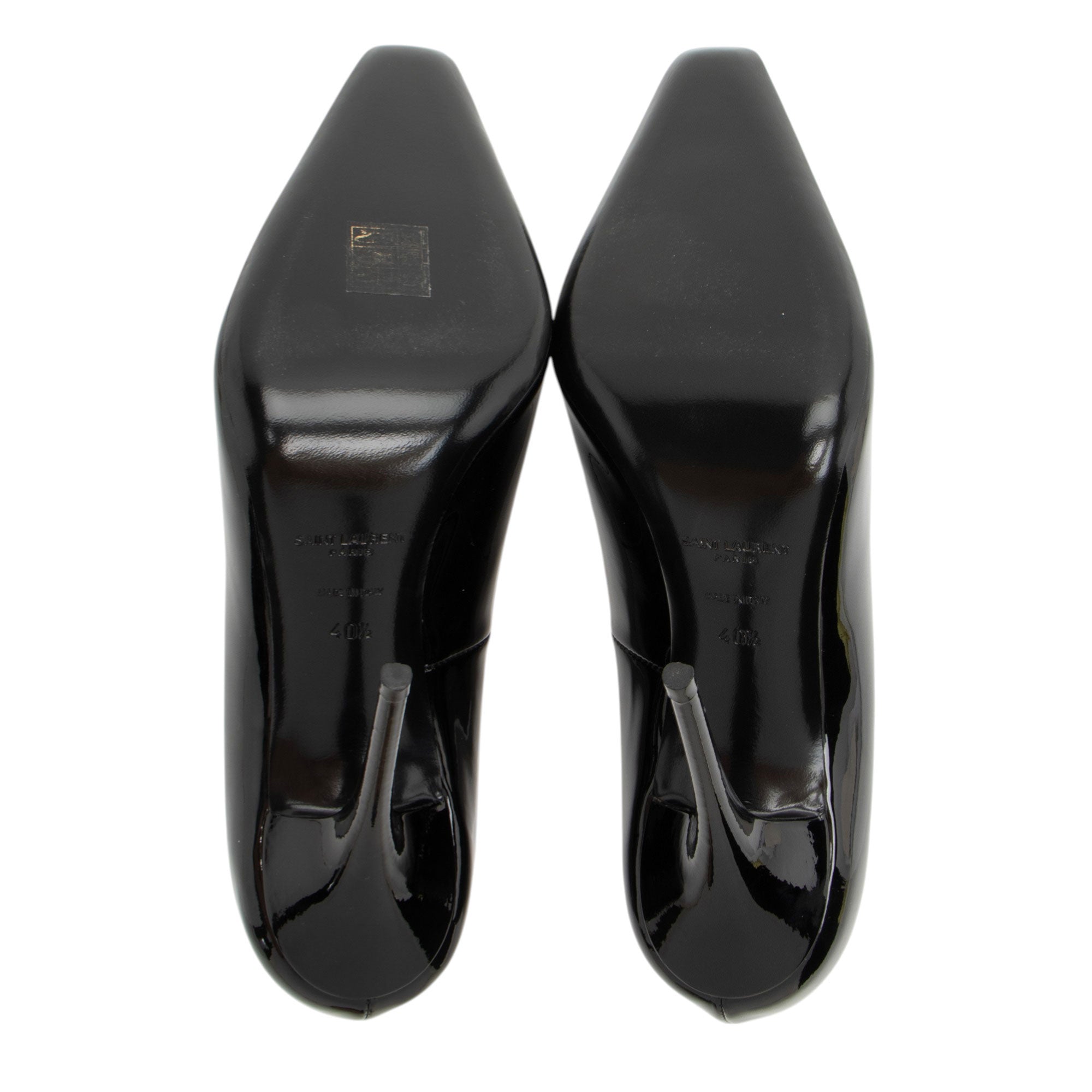 Saint Laurent Patent Leather Blade Pumps - Size 10.5 / 40.5