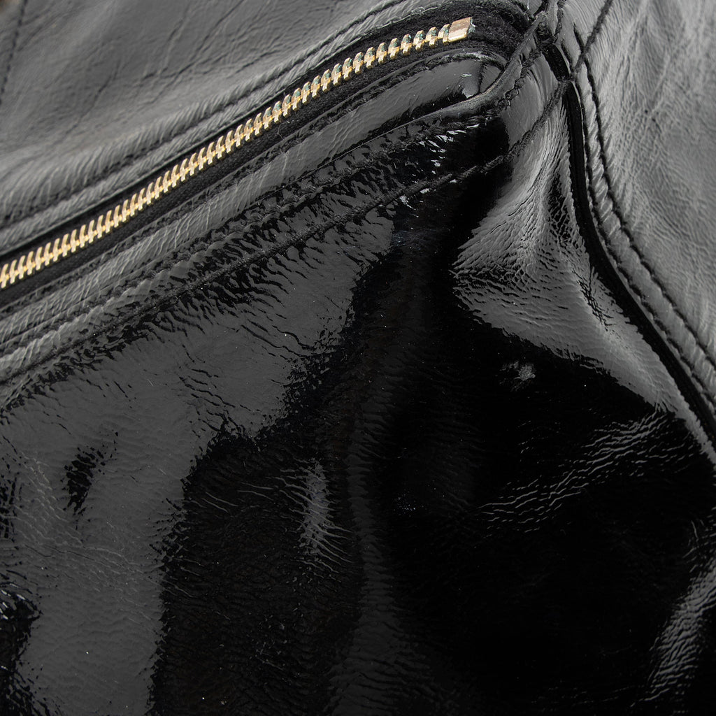 Saint Laurent Patent Leather Downtown Large Tote (SHF-23143)
