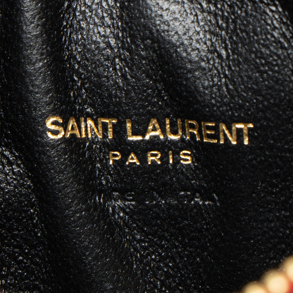 Saint Laurent Patent Leather Love Heart Belt Bag