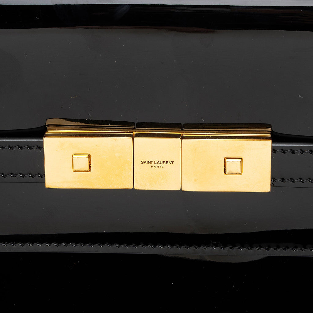 Saint Laurent Patent Leather Manhattan Medium Shoulder Bag
