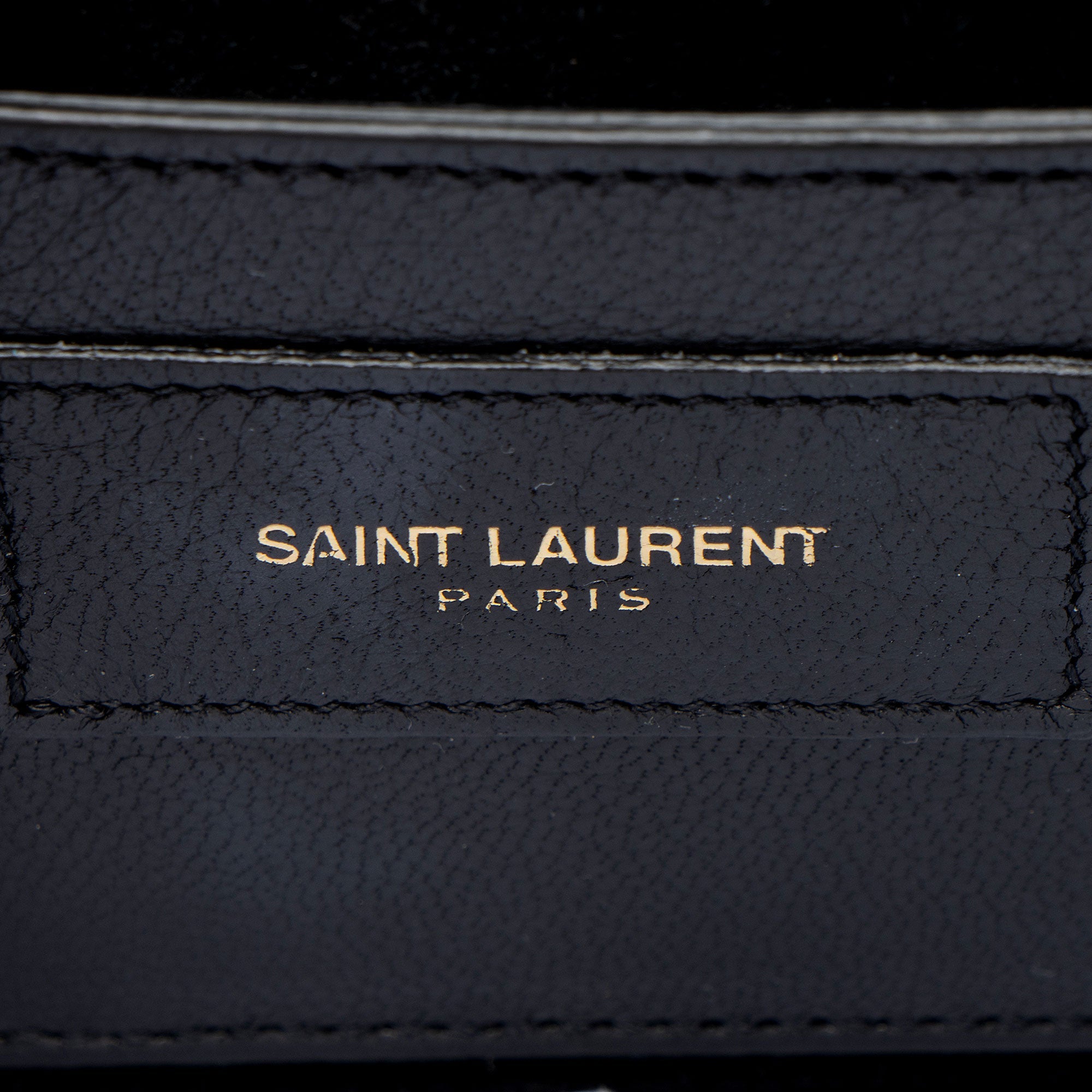 Saint Laurent Patent Leather Monogram Kate Tassel Mini Shoulder Bag