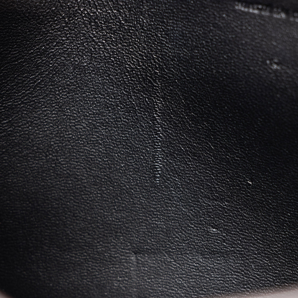 Saint Laurent Patent Leather Monogram Uptown Chain Wallet