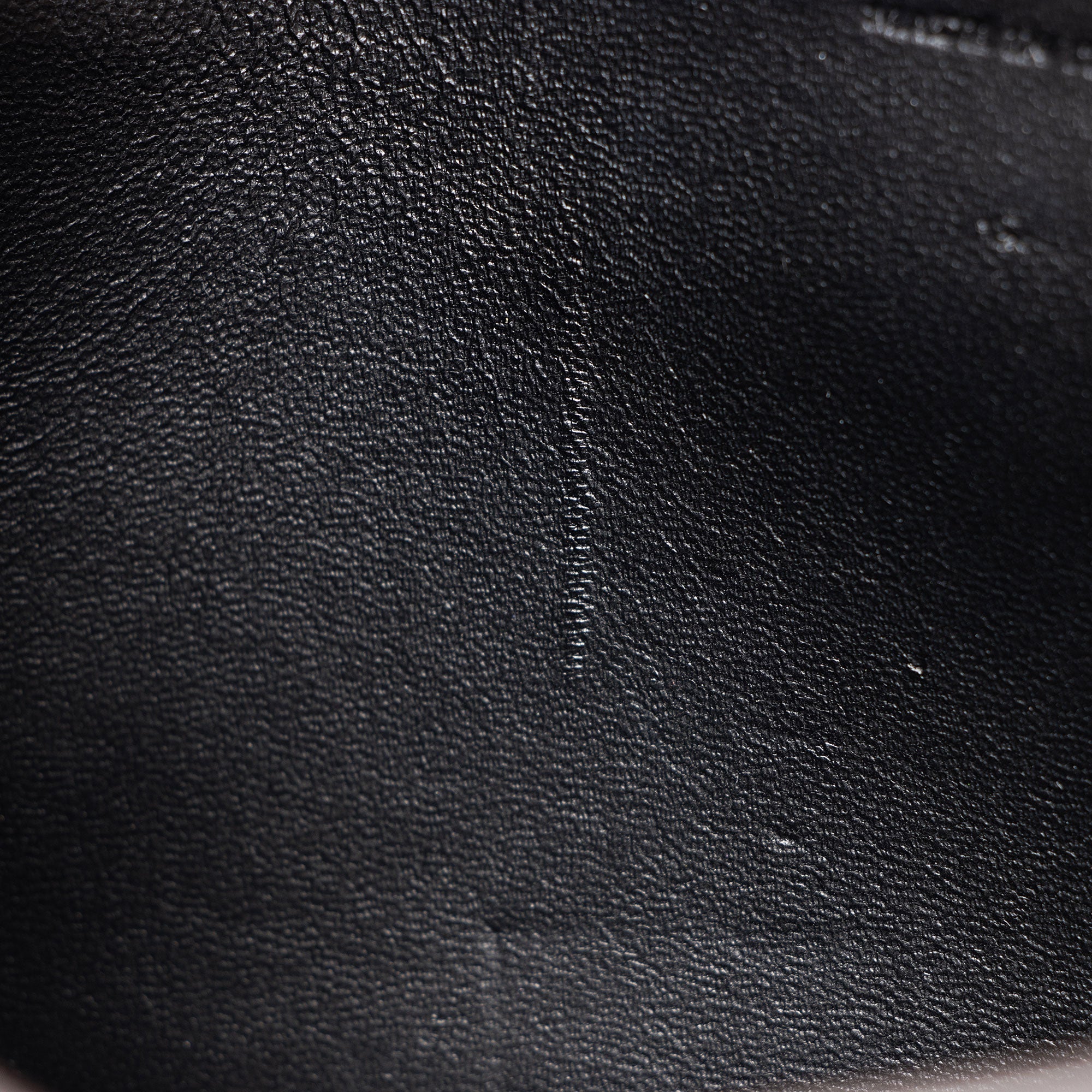 Saint Laurent Patent Leather Monogram Uptown Chain Wallet