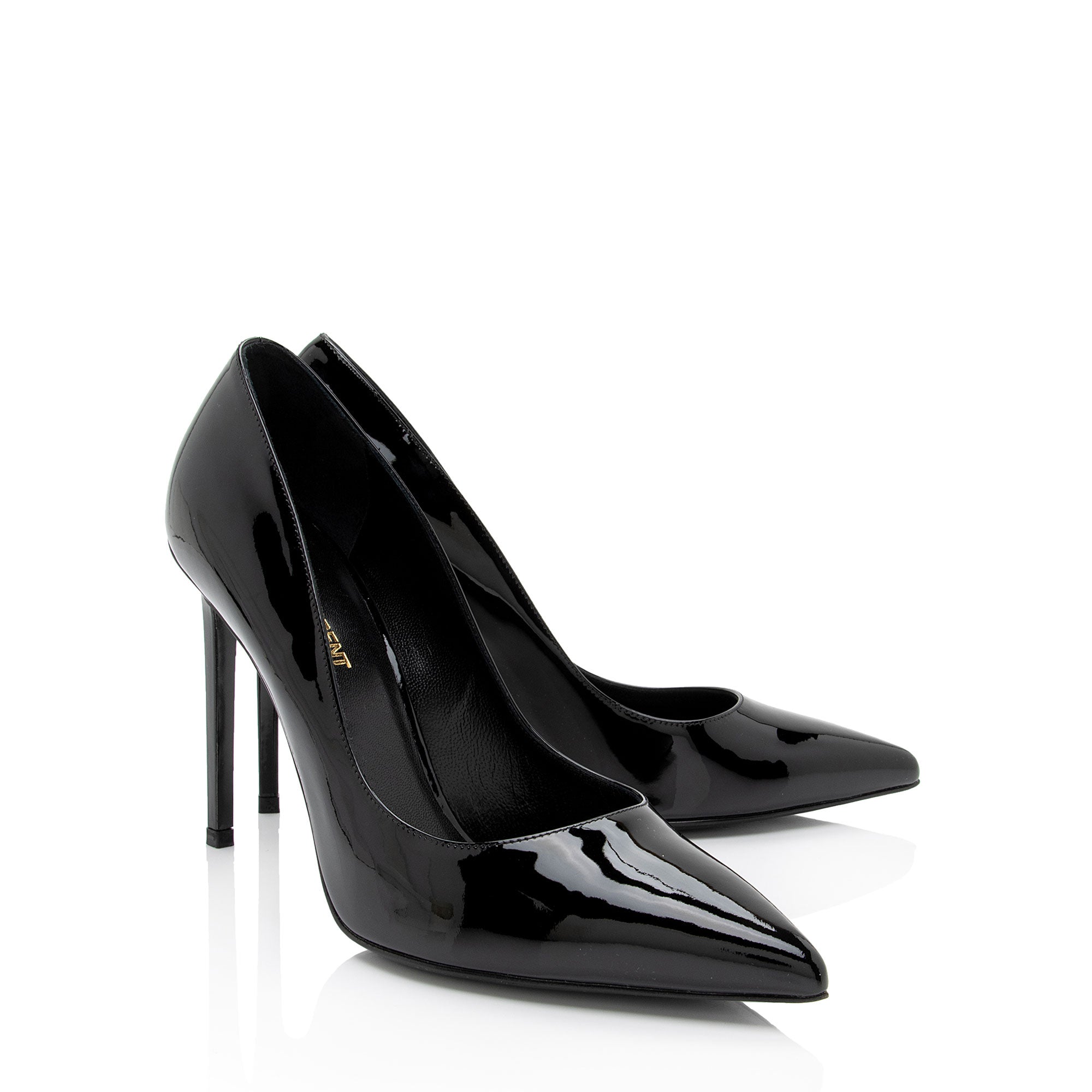 Saint Laurent Patent Leather Paris Pumps - Size 8.5 / 38.5 (SHF-fCSL0z)