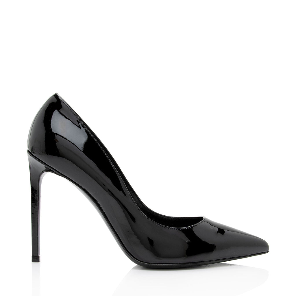 Saint Laurent Patent Leather Paris Pumps - Size 8.5 / 38.5 (SHF-fCSL0z)
