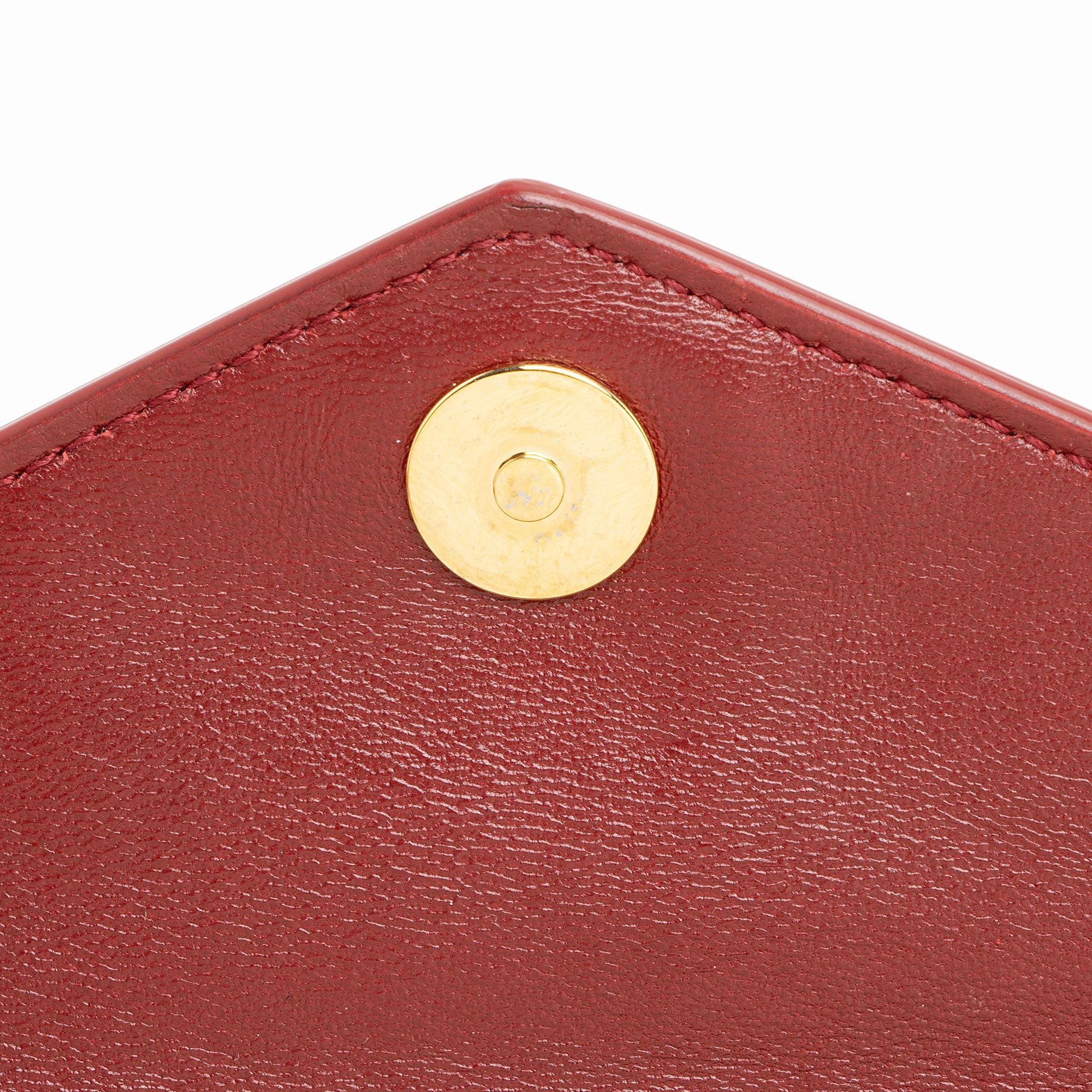 Saint Laurent Patent Leather Envelope Pouch