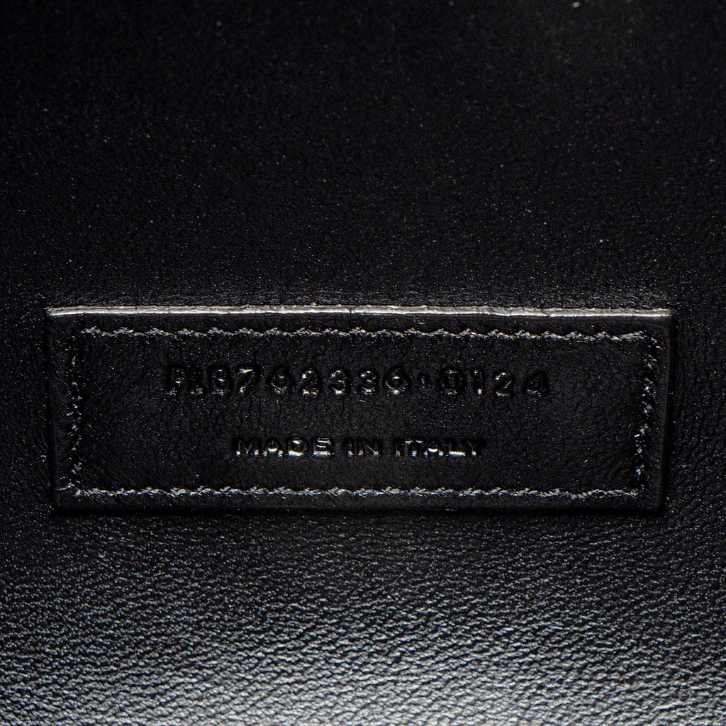Saint Laurent Patent Leather Rendez-Vous Hobo