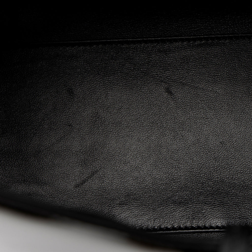 Saint Laurent Patent Leather Rendez-Vous Hobo