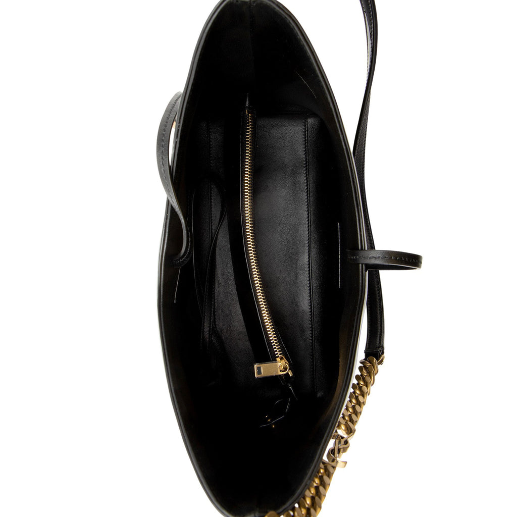 Saint Laurent Patent Leather Rendez-Vous Hobo
