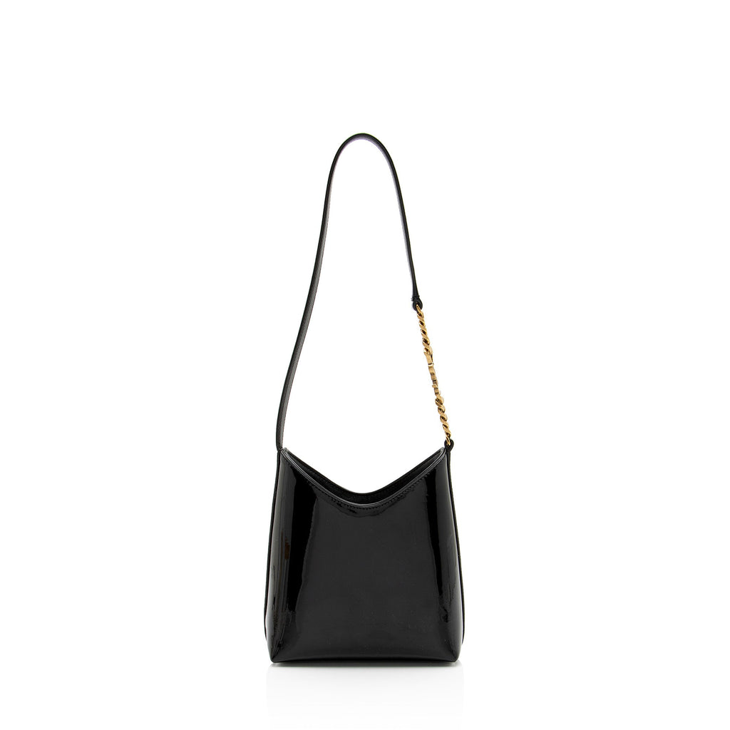 Saint Laurent Patent Leather Rendez-Vous Mini Hobo
