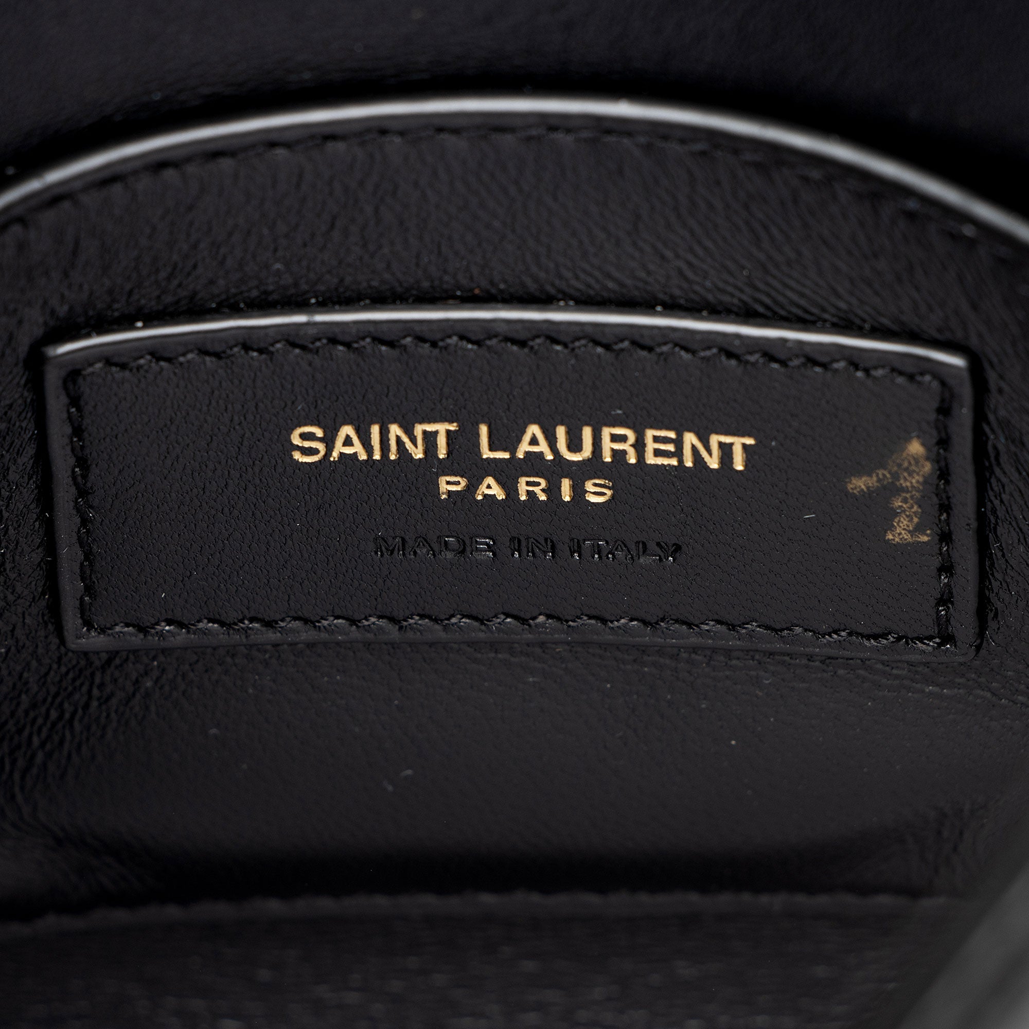 Saint Laurent Patent Leather Rendez-Vous Mini Hobo