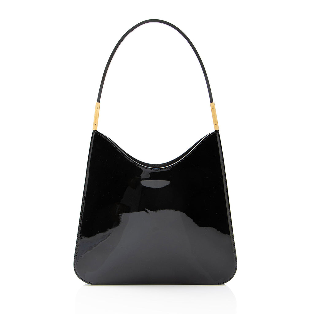 Saint Laurent Patent Leather Sadie Shoulder Bag