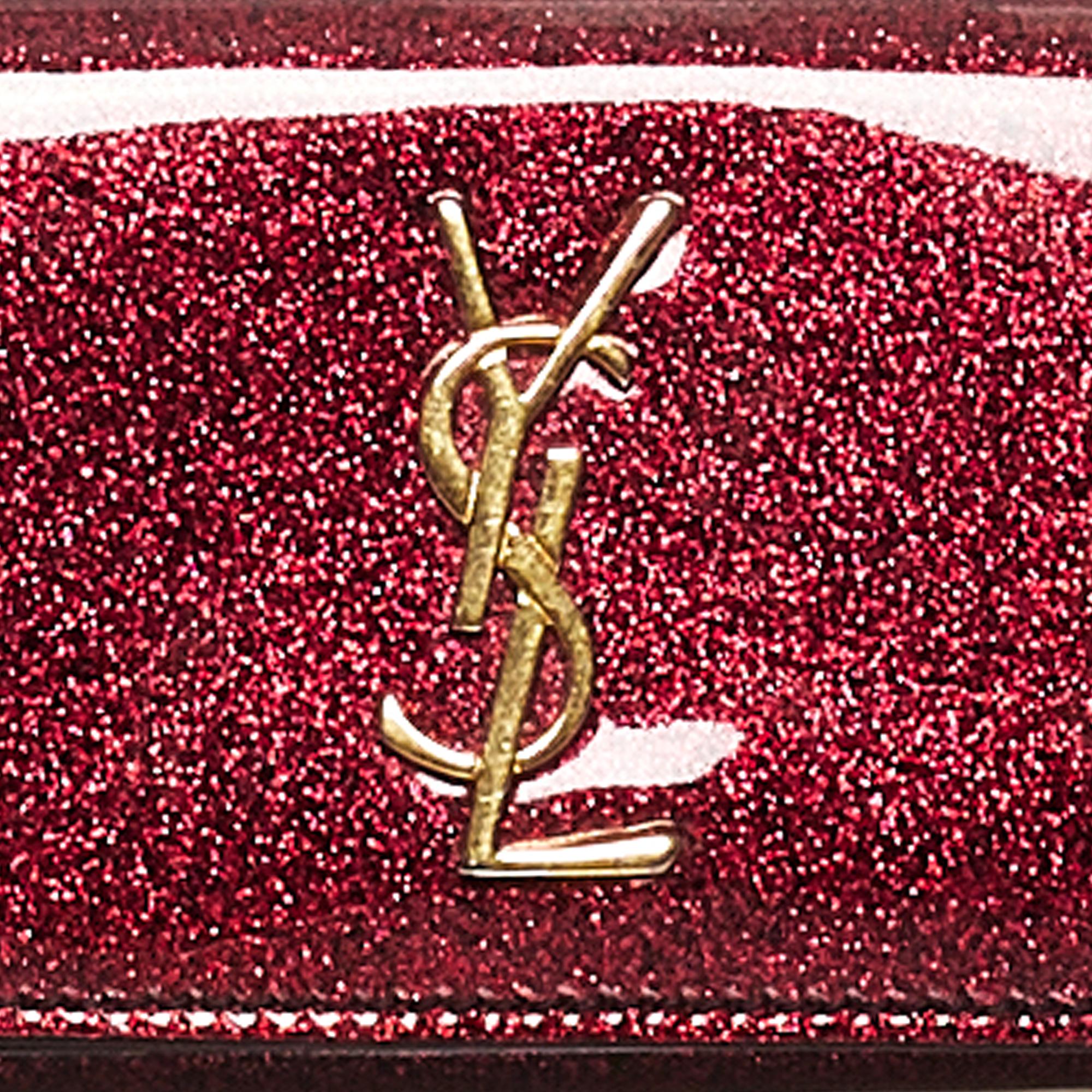 Saint Laurent Patent Leather Small Wallet (SHG-28917)