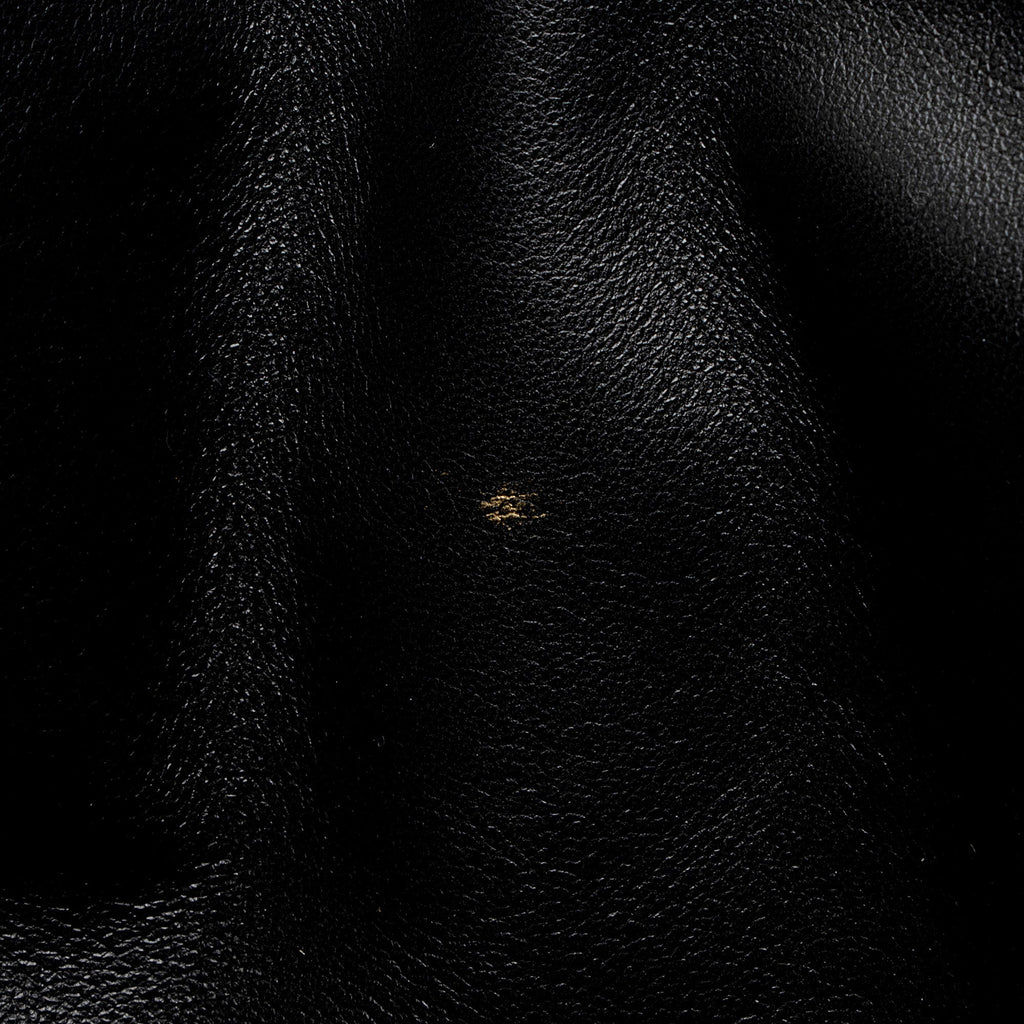 Saint Laurent Puffed Leather Logo Shopping Tote