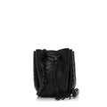 Saint Laurent Python Embossed Calfskin Mini Bucket Bag - FINAL SALE (SHF-17106)