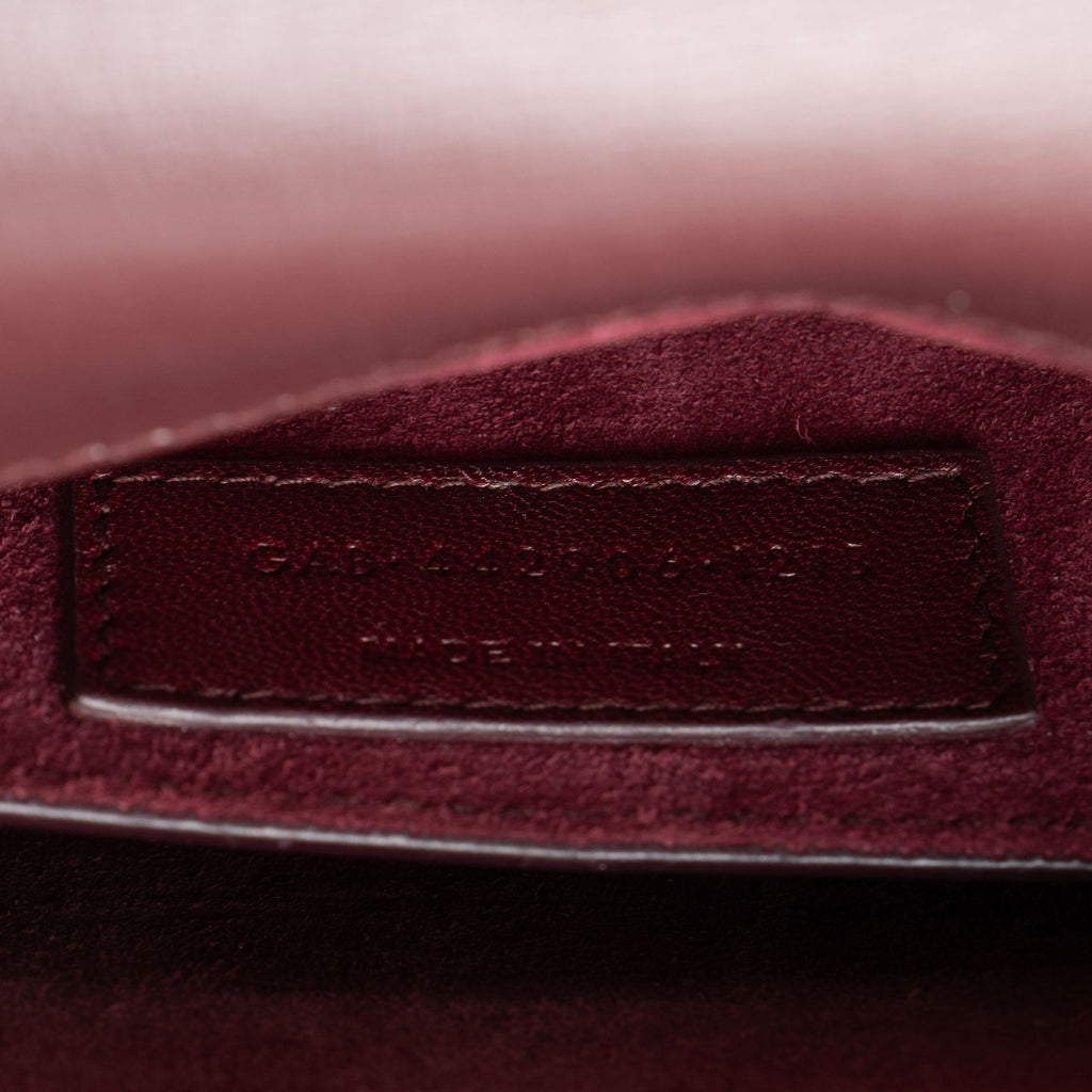 Saint Laurent Python Suede Monogram Sunset Medium Shoulder Bag