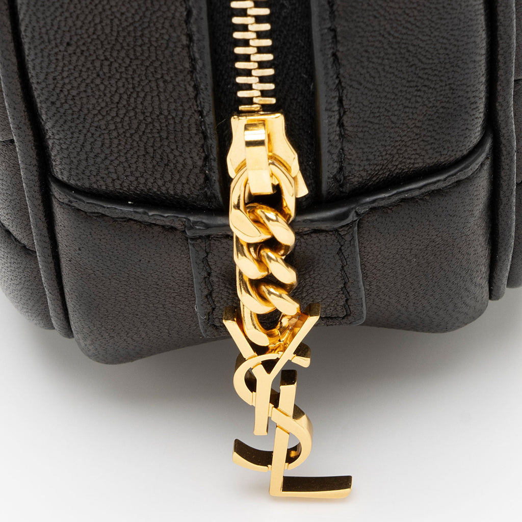 Saint Laurent Quilted Lambskin Lolita Cosmetic Pouch (SHF-TLgjs7)