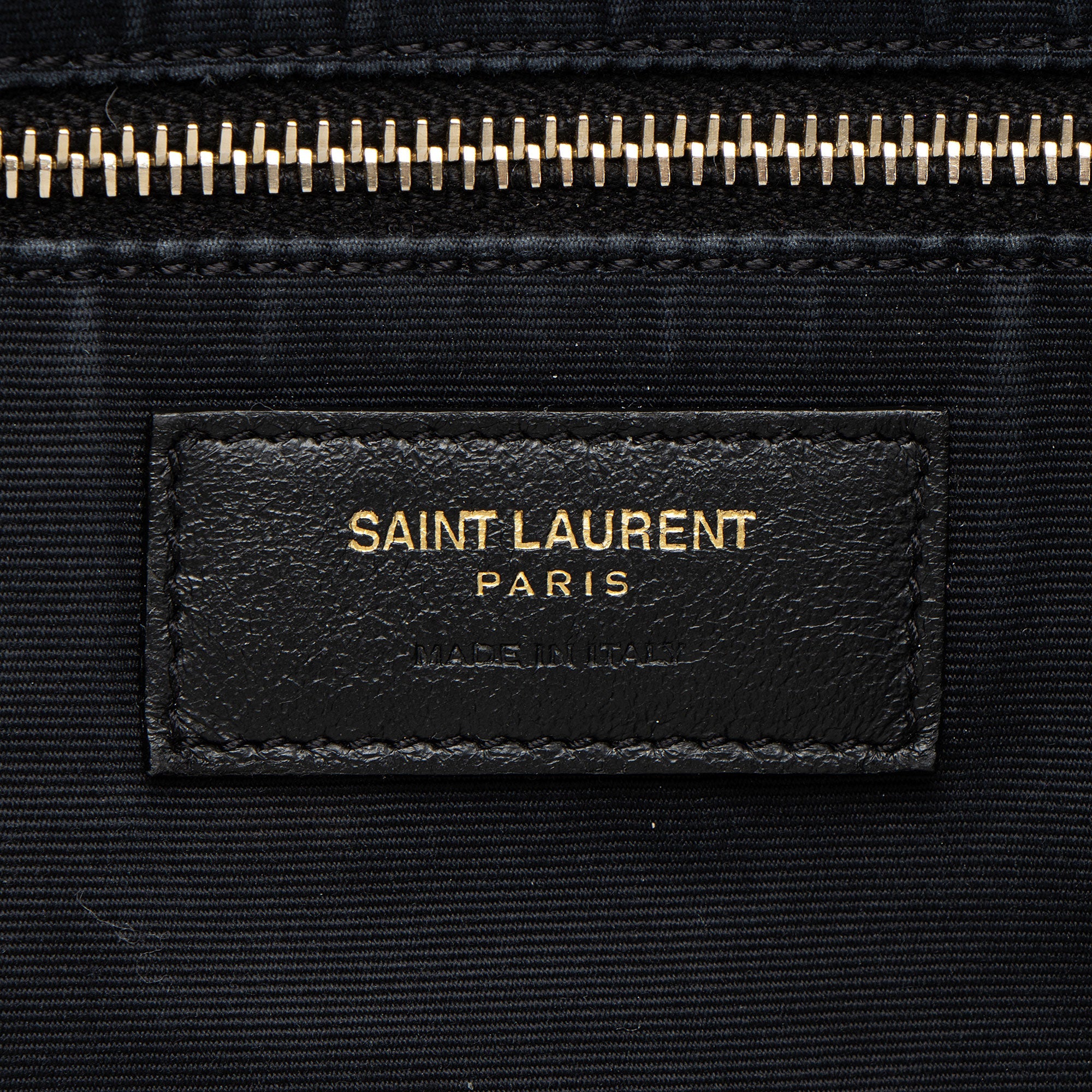 Saint Laurent Quilted Lambskin Monogram Icare Maxi Shopping Tote