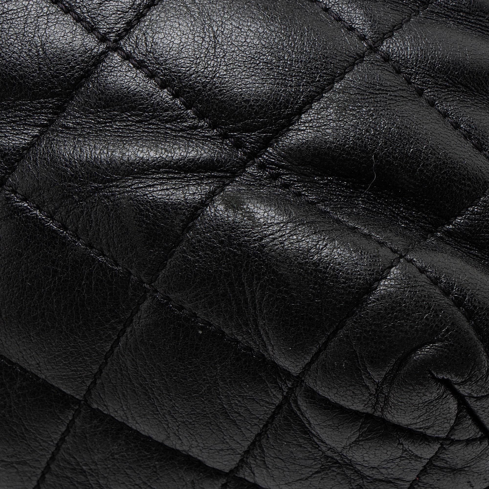 Saint Laurent Quilted Lambskin Monogram Icare Maxi Shopping Tote