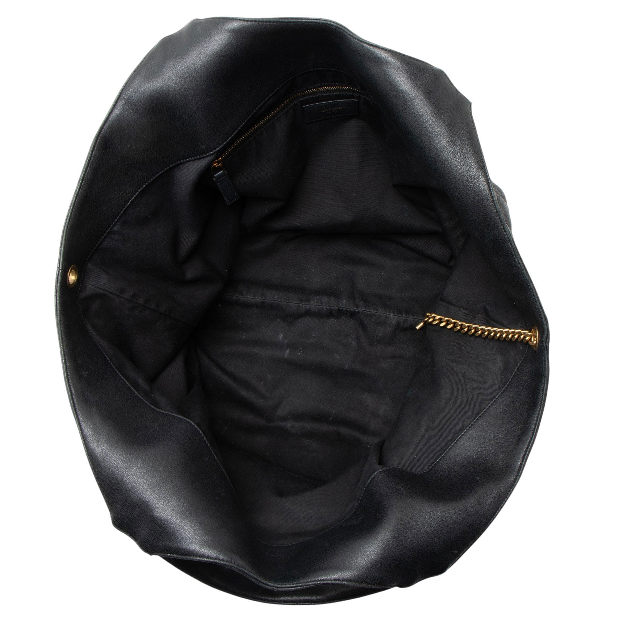 Saint Laurent Quilted Lambskin Monogram Icare Maxi Shopping Tote
