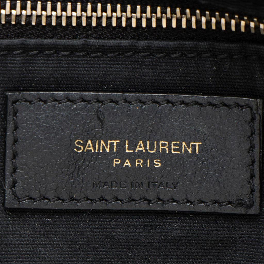 Saint Laurent Quilted Lambskin Monogram Icare Maxi Shopping Tote