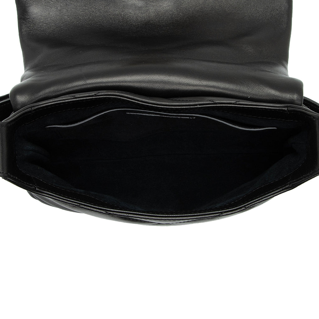 Saint Laurent Quilted Lambskin Monogram Le 57 Hobo