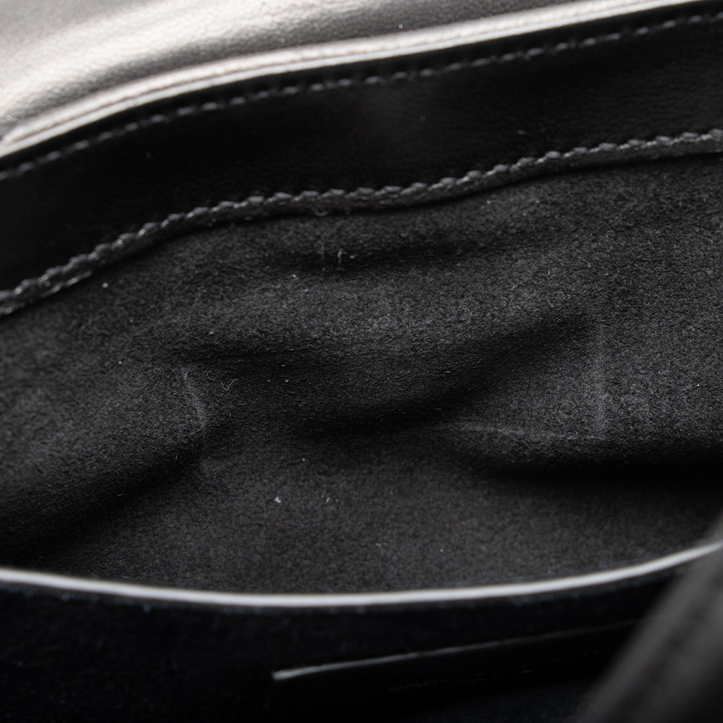 Saint Laurent Quilted Lambskin Monogram Le 57 Hobo (SHF-tj7V1J)