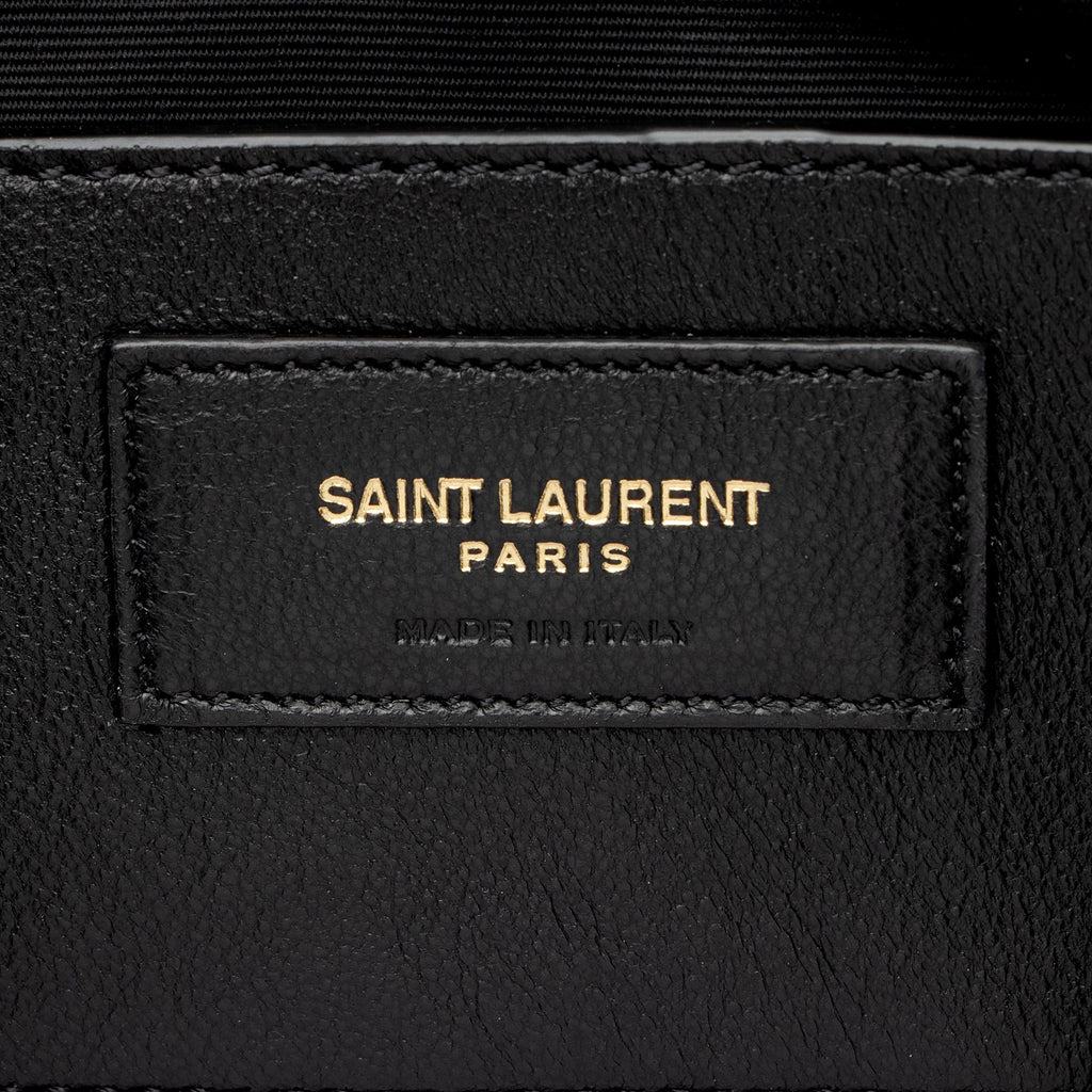 Saint Laurent Quilted Lambskin Pouch (SHF-22668)