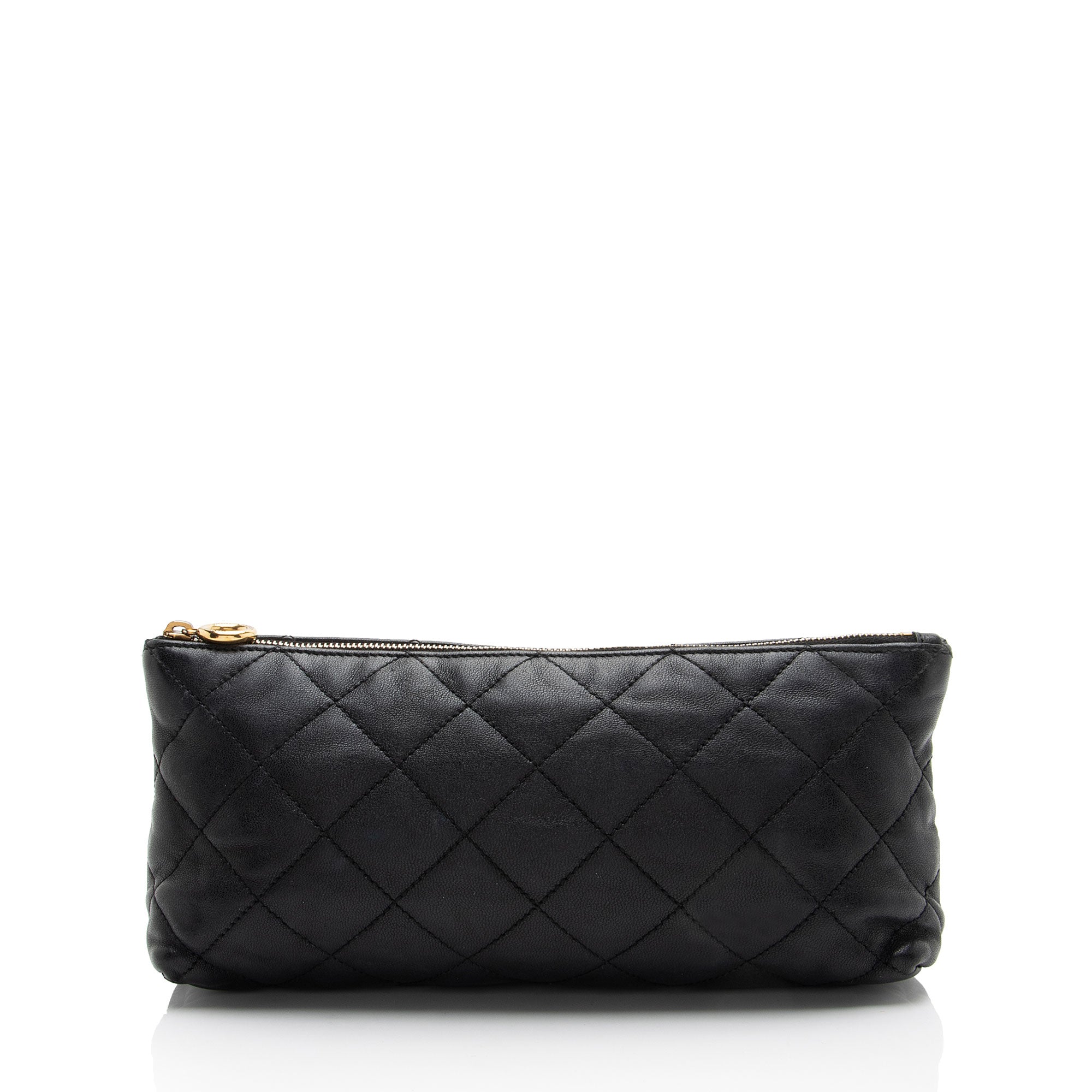 Saint Laurent Quilted Lambskin Pouch