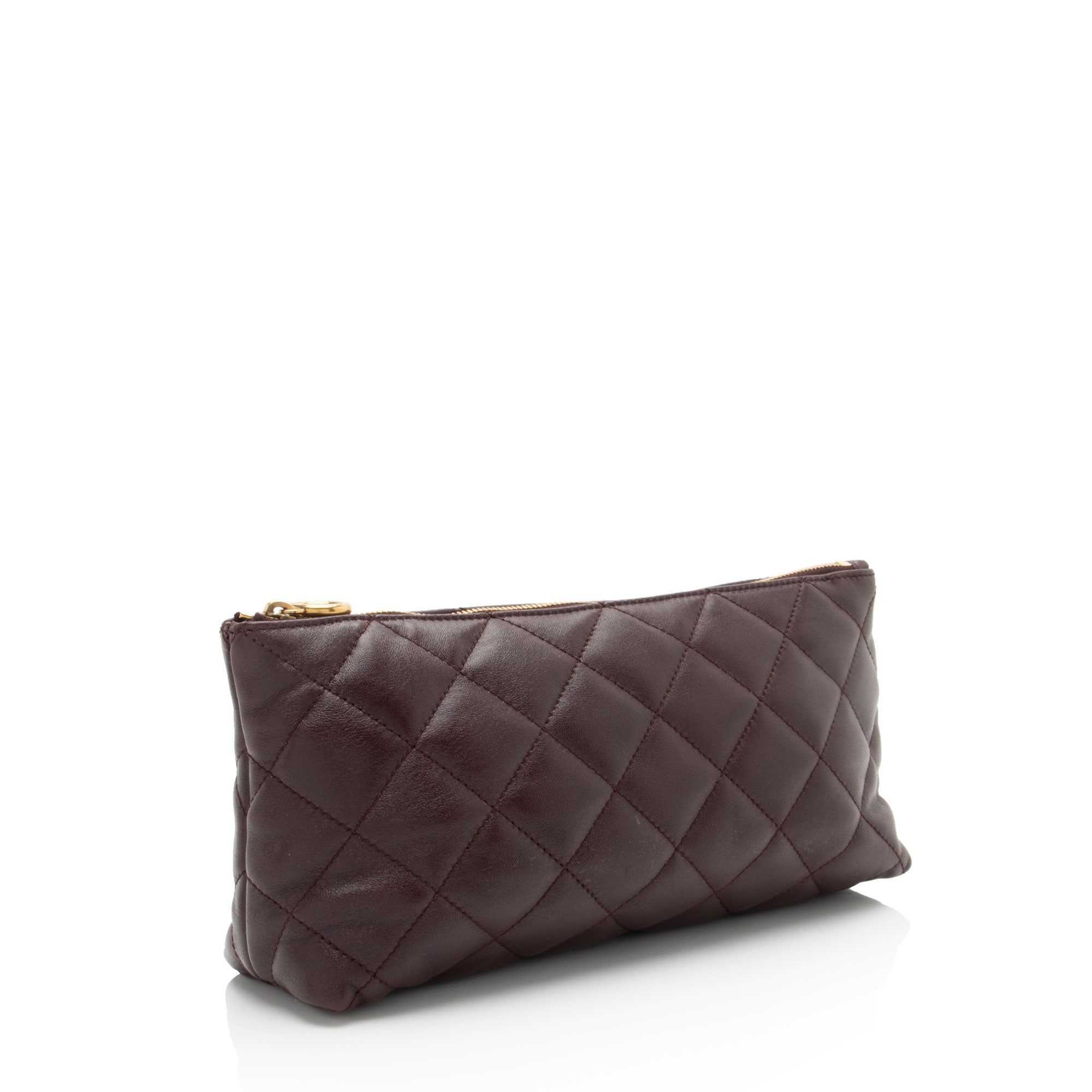 Saint Laurent Quilted Lambskin Pouch