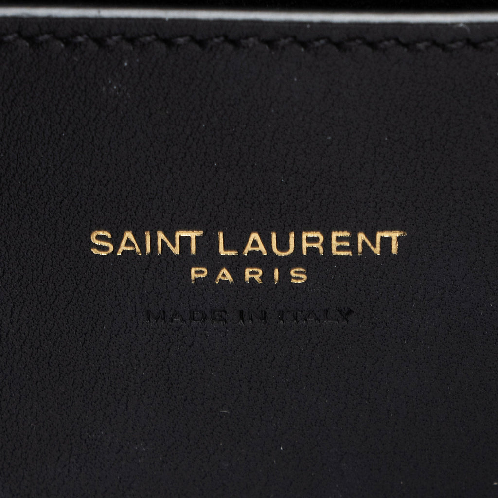 Saint Laurent Raffia Leather Kaia Medium Shoulder Bag