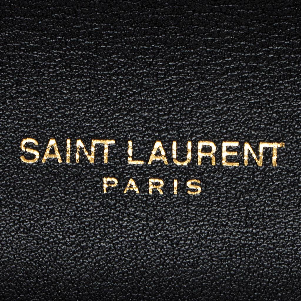 Saint Laurent Raffia Leather Kaia Medium Shoulder Bag