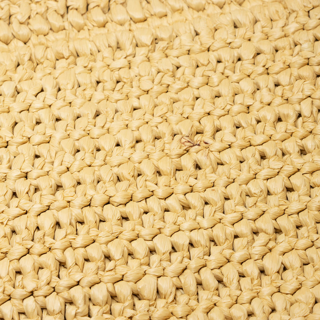 Saint Laurent Raffia Logo Tote