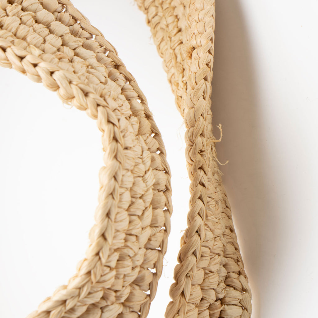 Saint Laurent Raffia Monogram Icare Maxi Shopping Tote