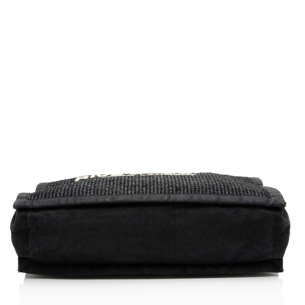 Saint Laurent Raffia Rive Gauche Tote