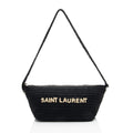 Saint Laurent Raffia Le Tuc Shoulder Bag