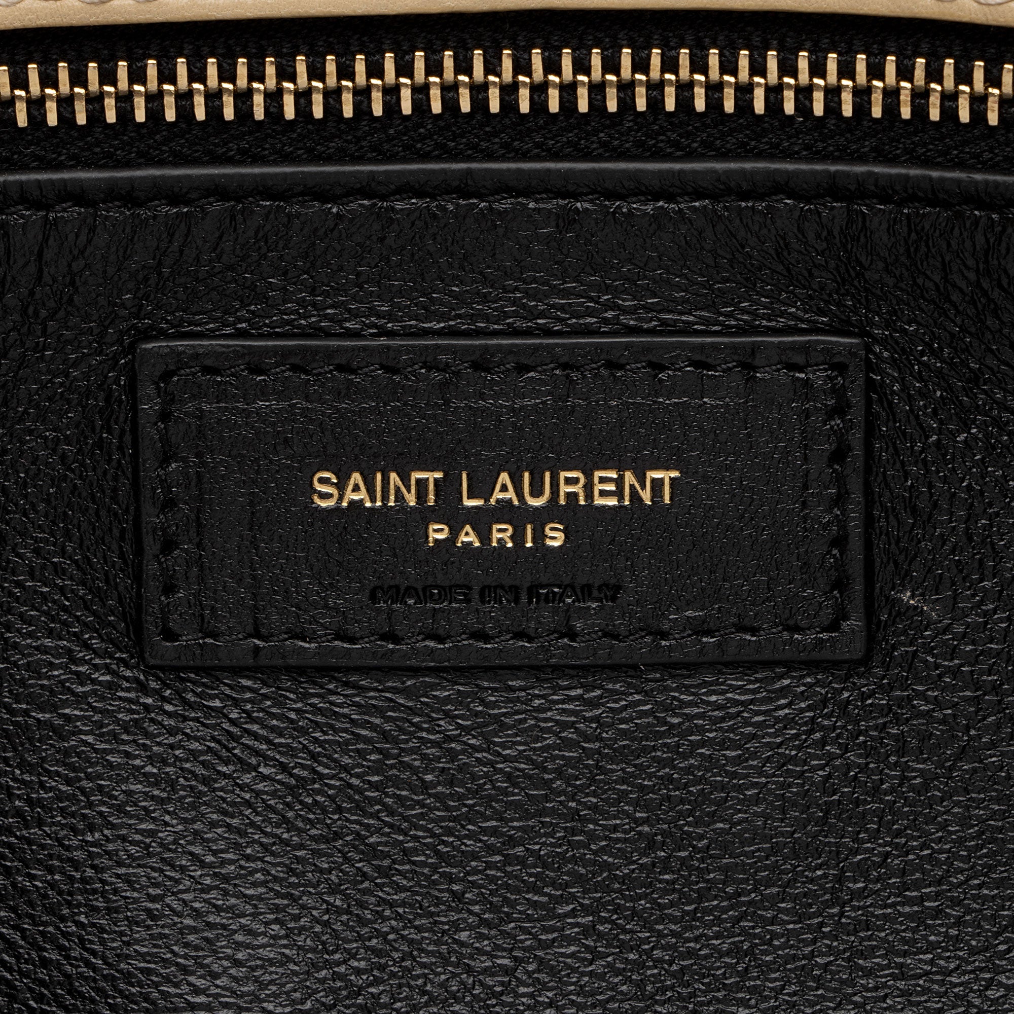 Saint Laurent Shearling Lambskin Puffer Sade Clutch - FINAL SALE (SHF-OG4bp5)