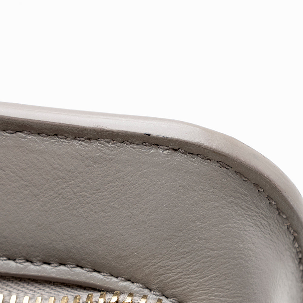 Saint Laurent Smooth Calfskin Baby Monogram Cabas Tote (SHF-15627)